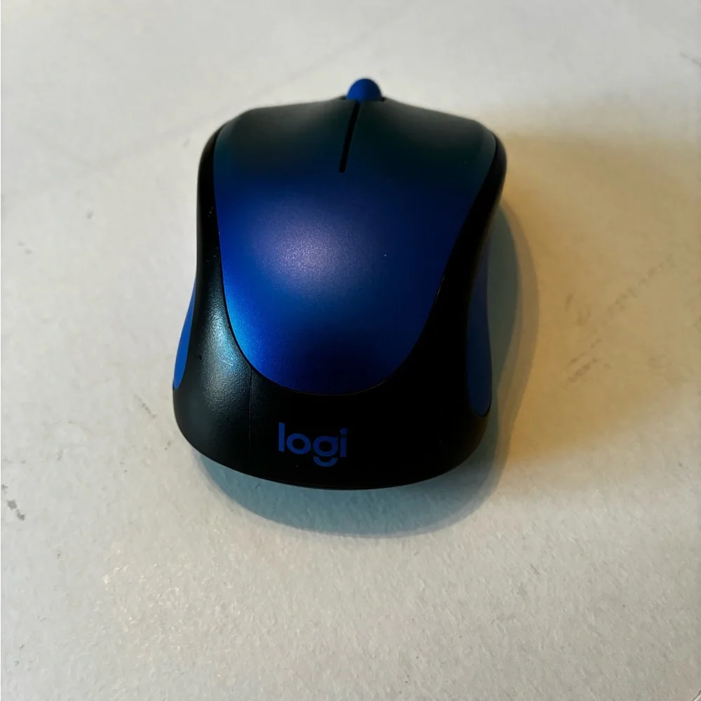 Logitech Blue and Green Wireless Mouse